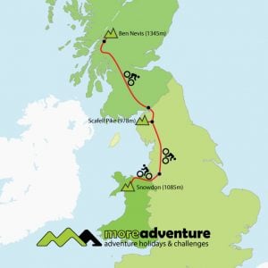 3 peaks cycle challenge